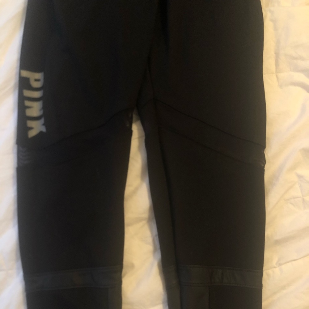 VS Pink High Waist Black Leggings Yoga Pants